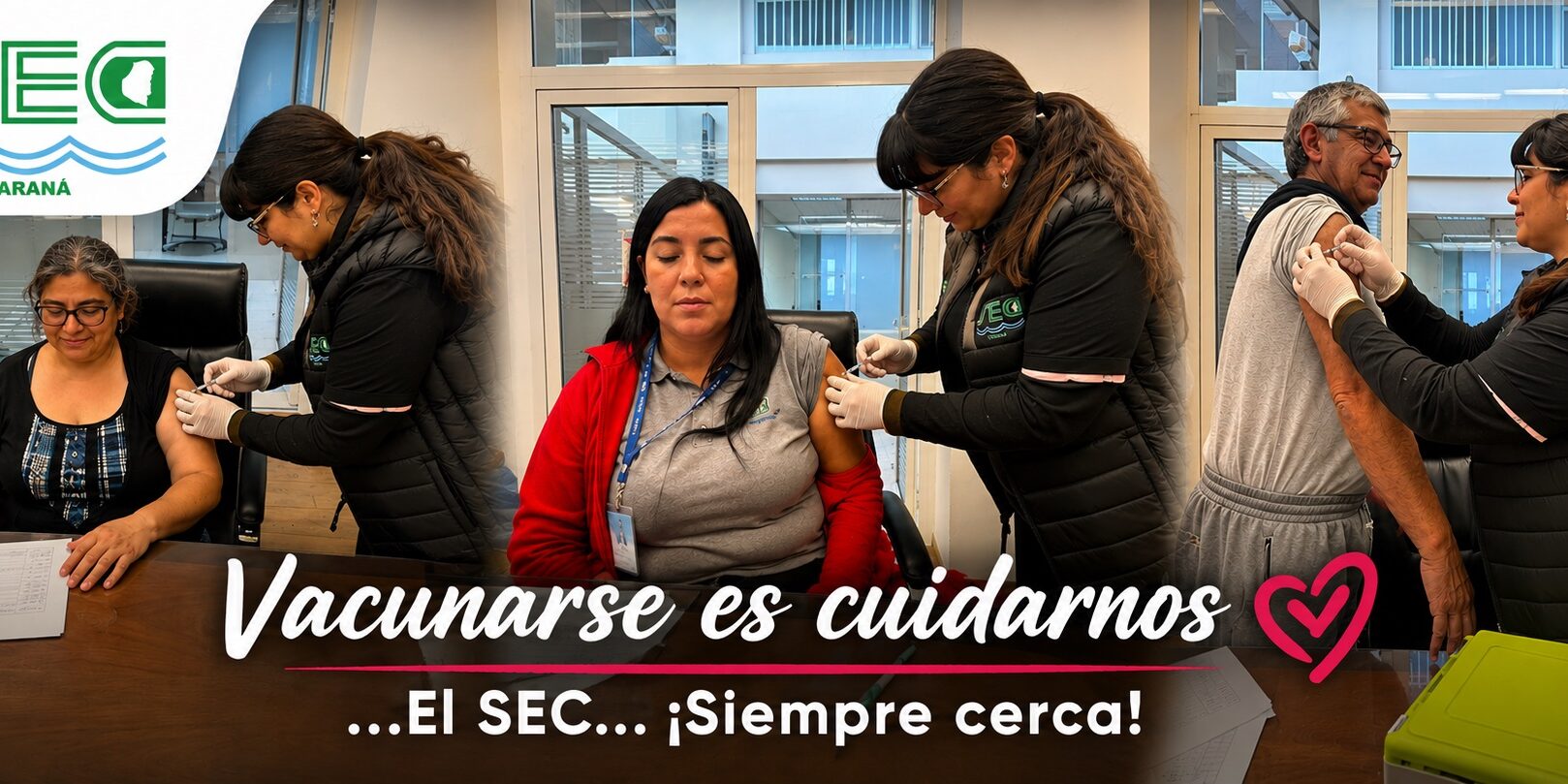 Vacunarse banner